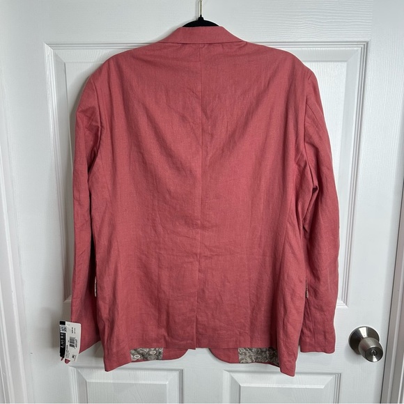 Lauren Ralph Lauren Lassiter Mens Two Button Blazer Linen Classic 40S New - Picture 2 of 10